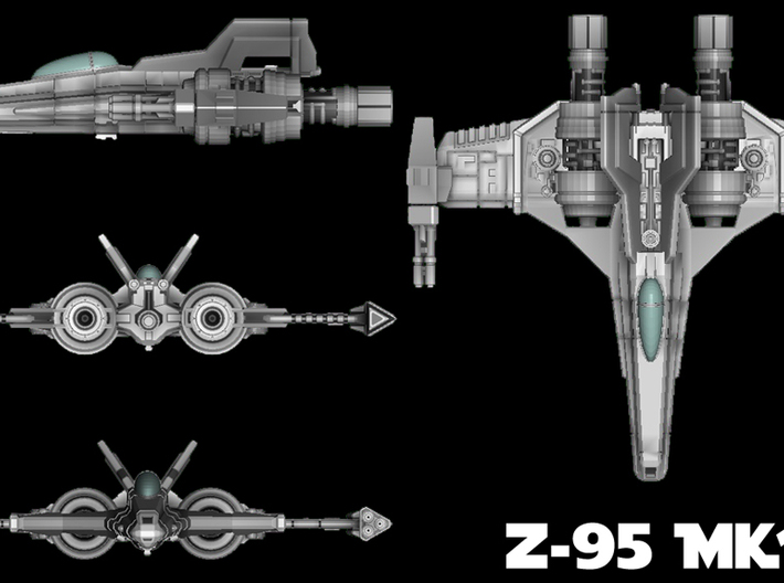 Z-95 Mk1A-1-270 3d printed