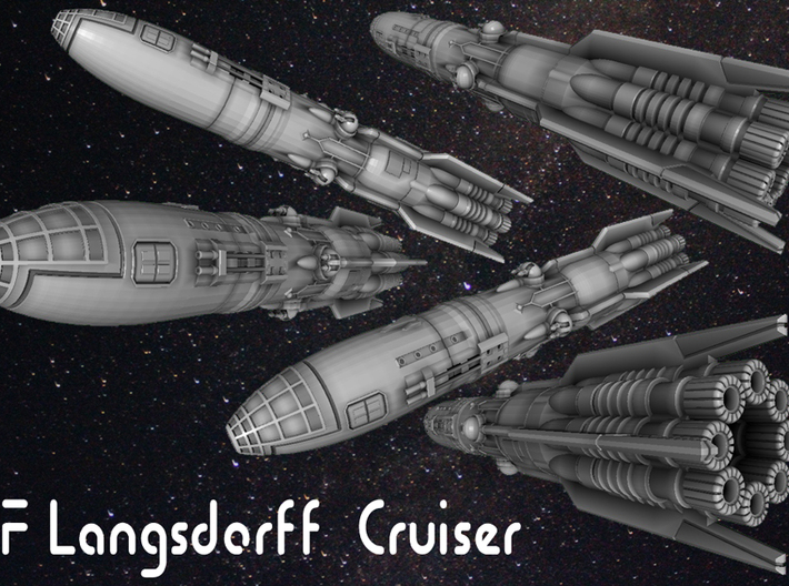 IPF Cruiser Langsdorff 3d printed