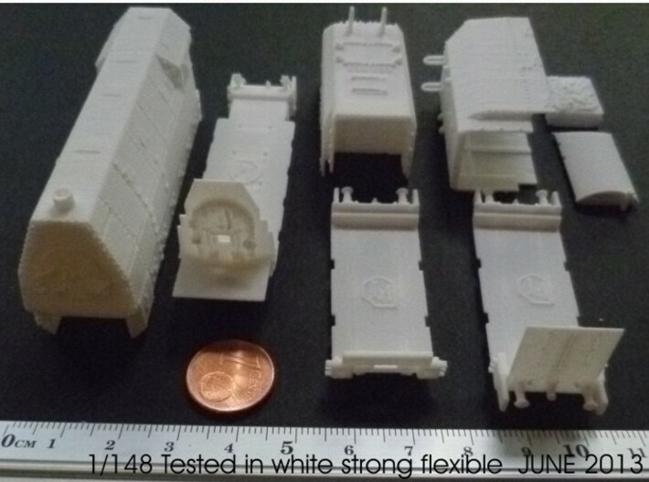 1-148 BR 57 Armored Locomotive For BP-42 3d printed 