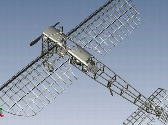 1/18 scale Bleriot XI-2 WWI model kit #3 of 3 3d printed 