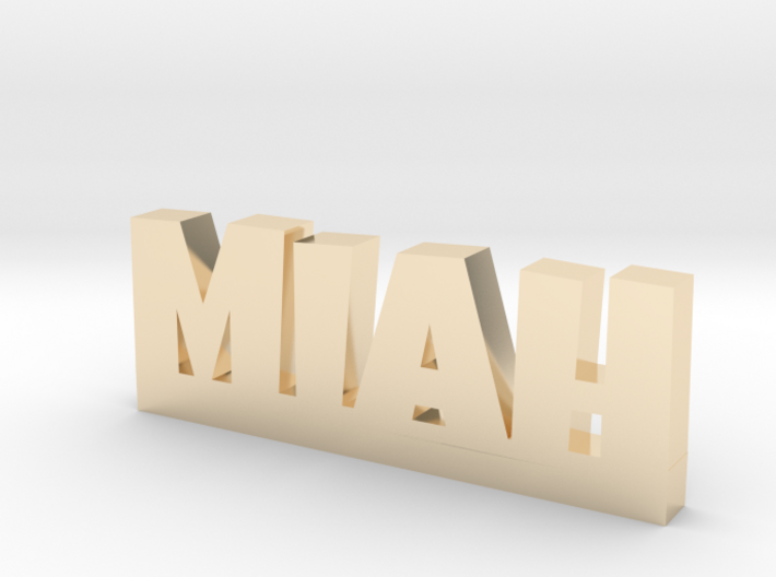 MIAH Lucky 3d printed