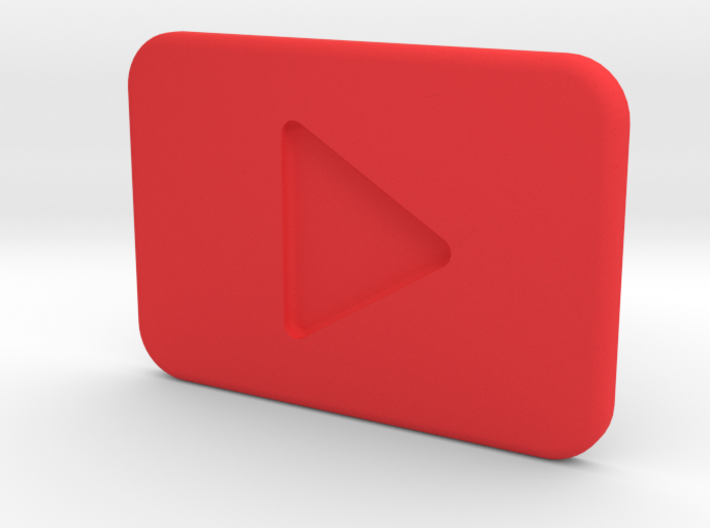 Youtube Play button 3d printed