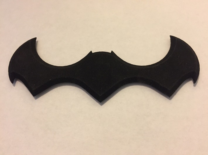 Batarang 3d printed 