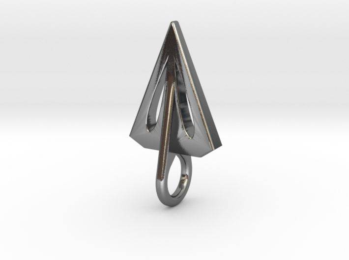 Airfoil Arrowhead Pendant/Earring 3d printed