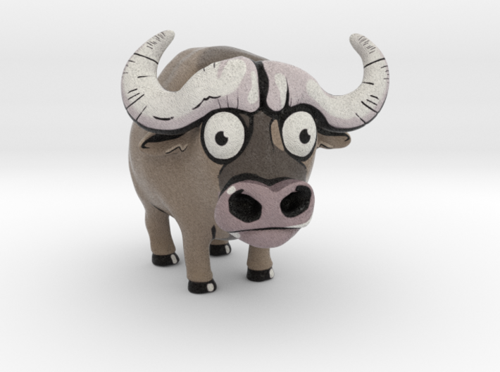 Breedingkit African Buffalo 3d printed 