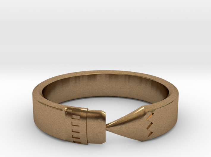 Pencil Ring, Size 9 3d printed 