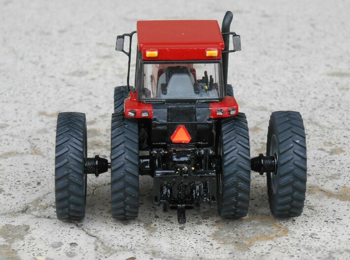 1/64 Scale 42 Inch Rear Wheel and Tire Set 3d printed Installed on Custom 7220