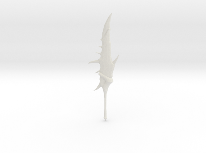 Monster Hunter: Rathalos Greatsword 3d printed Large White Strong and Flexible