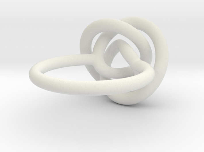 Infinity Knot Ring 3d printed