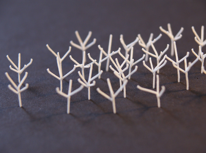 Architects Tree 2 scale 1-200-1-250 x60  3d printed 