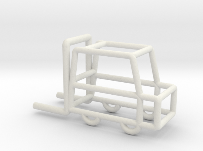 Fork-lift Truck scale 1:100 3d printed