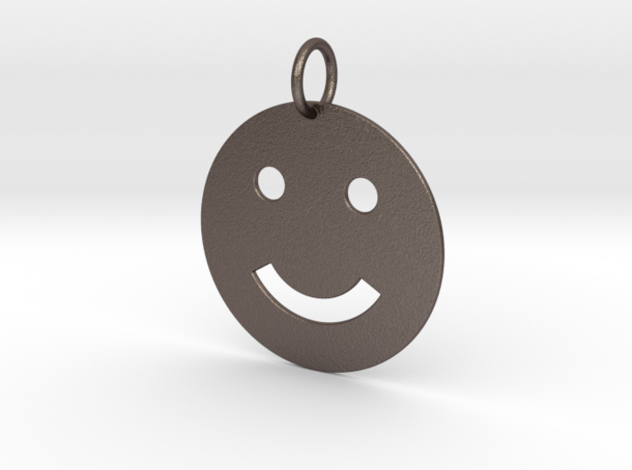 Smiley Keychain 3d printed
