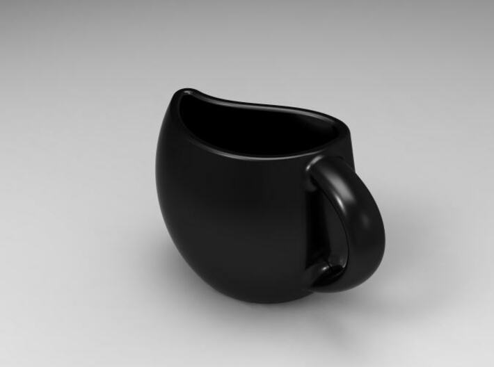 Yin-Yang Espresso Mug 3d printed 