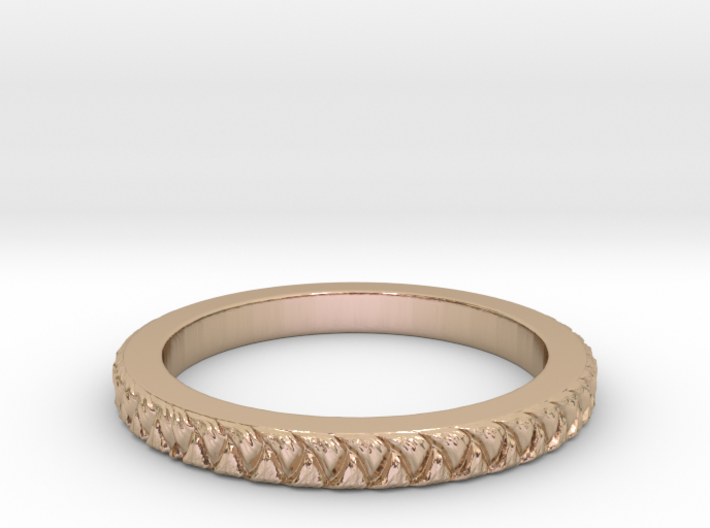 Braided Ring Sizes 4 thru 13 3d printed