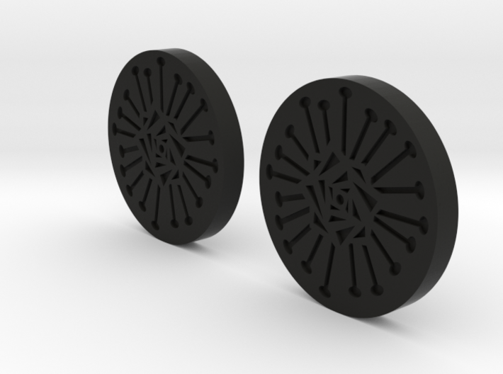 Poppy Button 3d printed