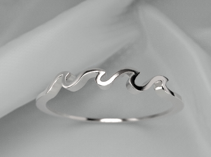Swell Ring  3d printed 