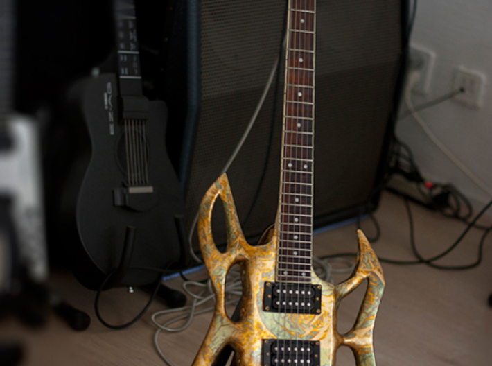 guitar body shell 3d printed