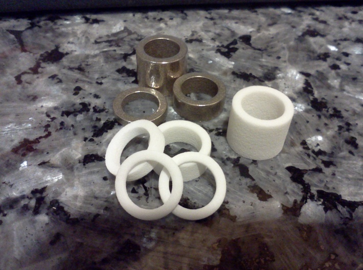 Spring Shims (full stroke)  3d printed 