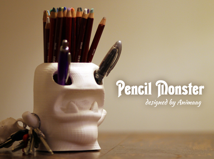 Monster Pencilpot Original High Quality 3d printed 