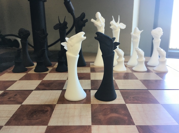 3d print dinosaur chess pieces
