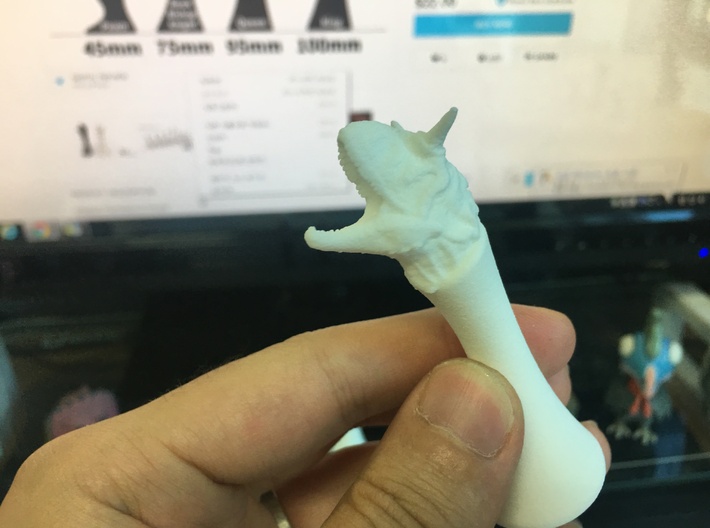 (Chess) Carnotaurus Knight 3d printed 