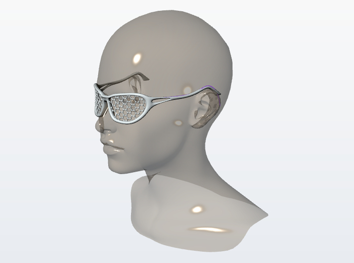 Nanotech Sunglasses 3d printed 