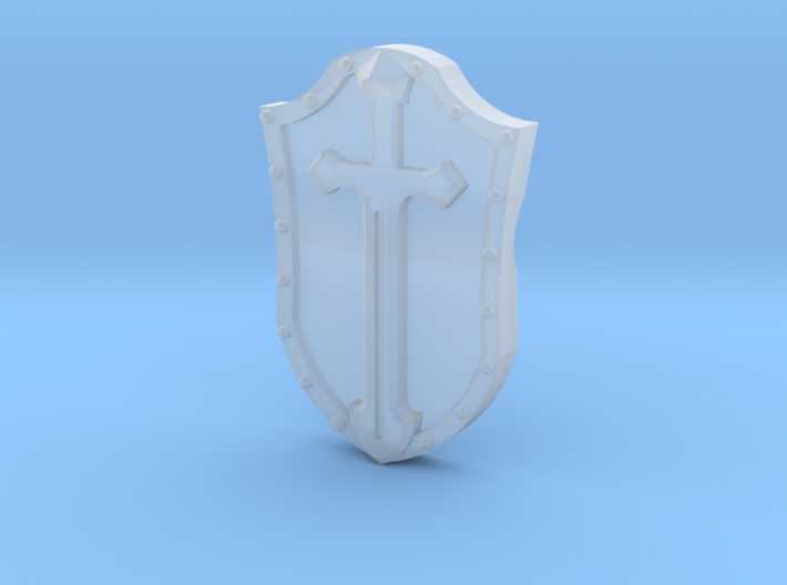 Arm-mounted Combat Shields (Sword Detail) 3d printed