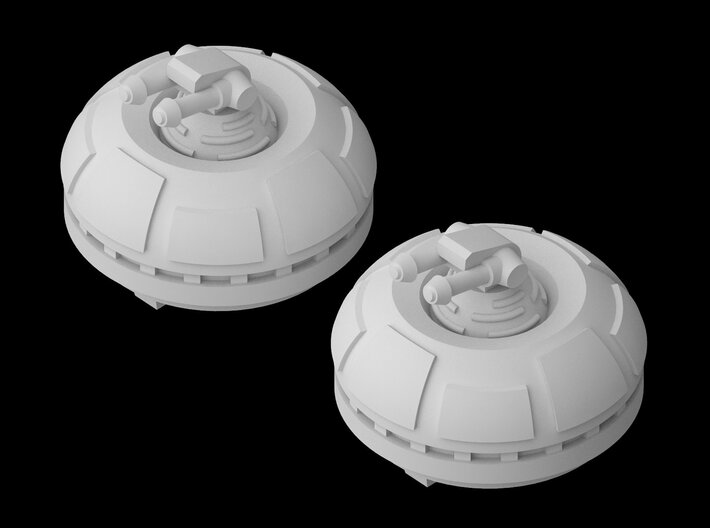 CR-90 Corvette Turret Replacement (Ep III) 3d printed