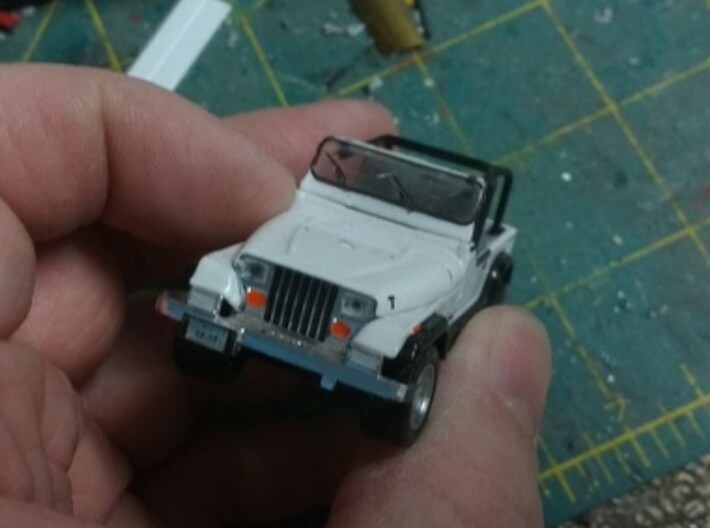1/64 scale Jeep CJ diecast model convert kits x 3 3d printed 