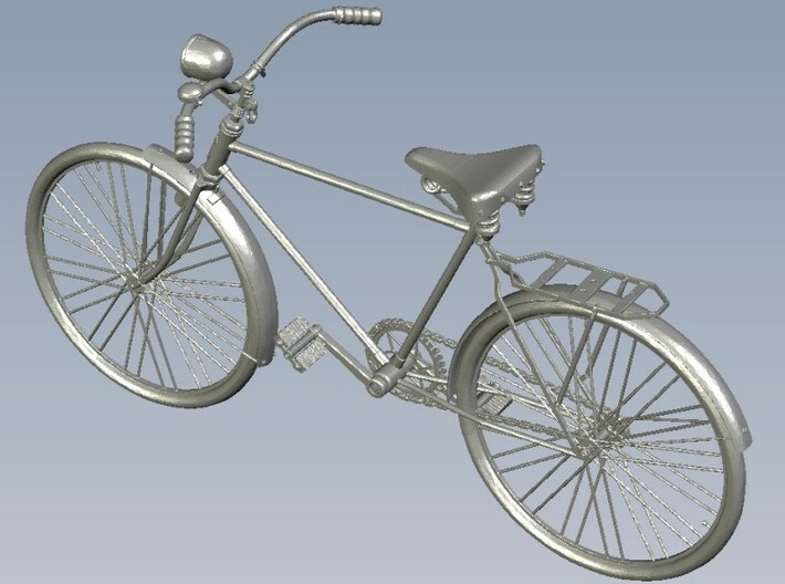 1/24 scale WWII Wehrmacht M30 bicycles x 2 3d printed 