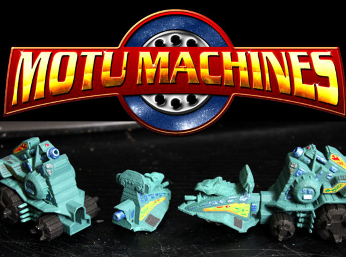 MOTU Machines Series - Battle Ram 3d printed 2 Painted Prototype prints