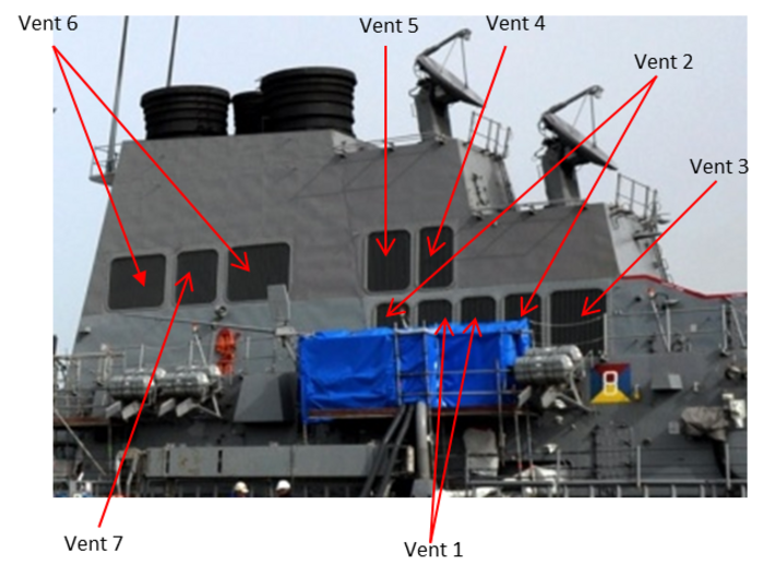 DDG-51 Aft Stackhouse Vent 4 - (2 pk) 3d printed Aft Stackhouse Vent Key