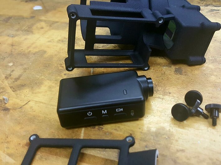Mobius 2 Scope camera mount  PUNISHER 3d printed 