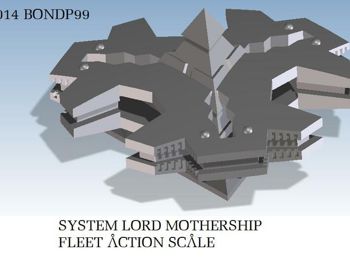 System Lord Mothership 3d printed render view