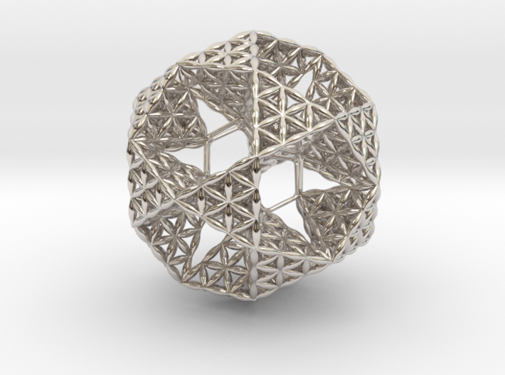 FOL IcosiDodecahedron w/ nest Dodecahedron 2.3&quot; 3d printed