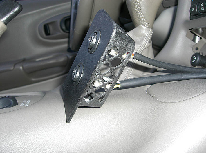 C5 Corvette Ashtray Switch Panel W/Holes 3d printed C5 Corvette Ashtray switch plate with holes for Rostra Seat Heater switches.