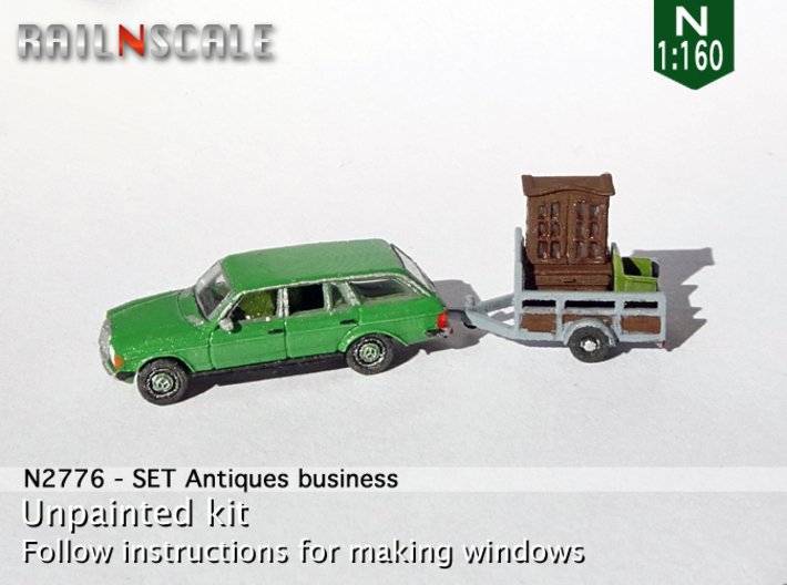 Antiques business (N 1:160) 3d printed