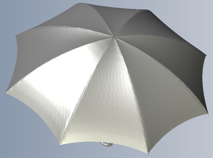 1/24 scale rain umbrellas x 2 3d printed 