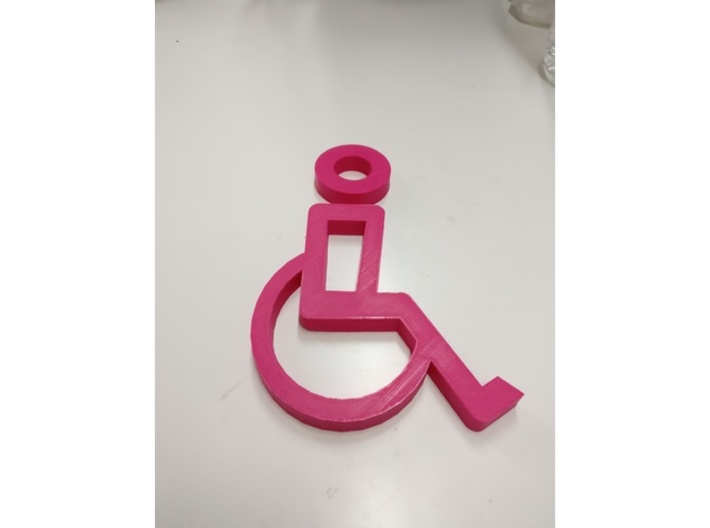 Disabled toilet sign 3d printed