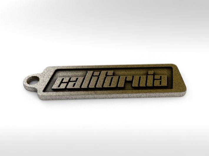 Los Angeles, California Keychain 3d printed 