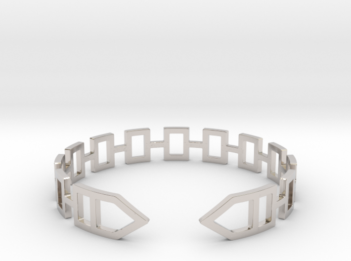 2D Houses Bracelet Medium Size D=65mm 3d printed