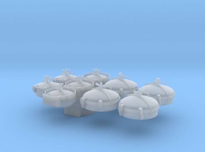 1/32 UBoat Conning tower Containers Hatch 3d printed