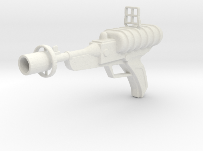 Laser Pistol (As seen on TV) - 1:6 Scale 3d printed