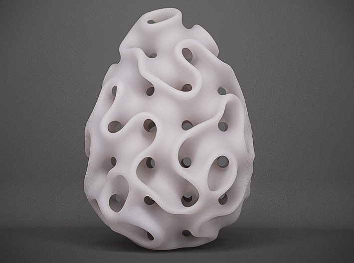Gyroid Egg 3d printed 