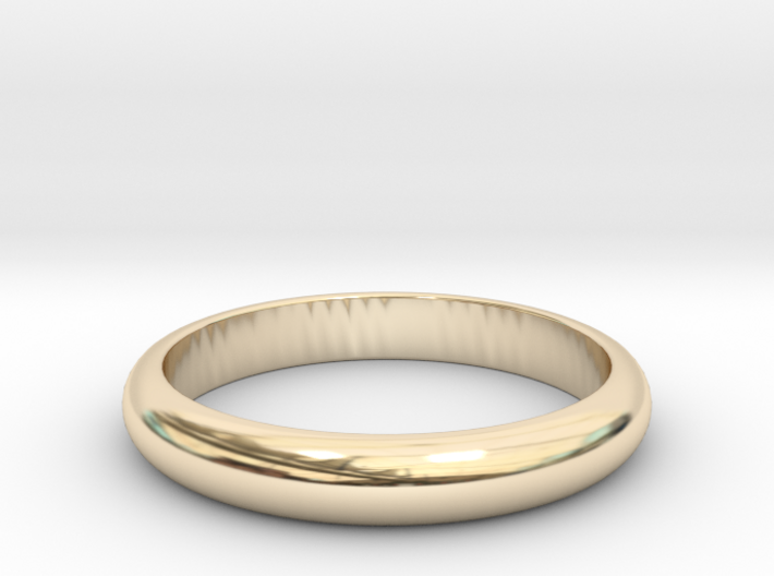Wedding Band (classic ring) 3d printed