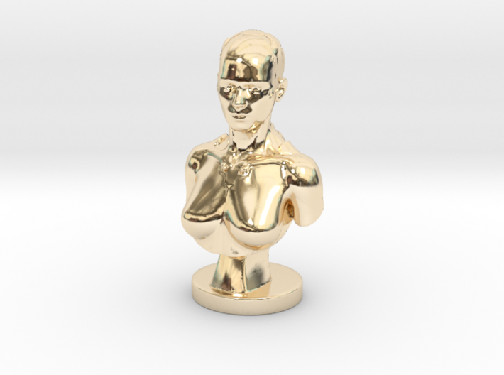 Non-scale Sci-Fi Robotic Assistant Bust Statue 3d printed