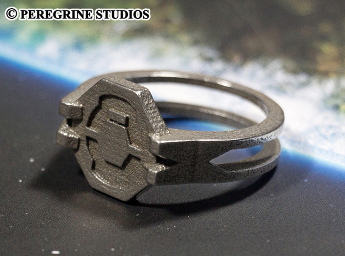 Ring - Seal of the Didact (Size 13) 3d printed Stainless Steel
