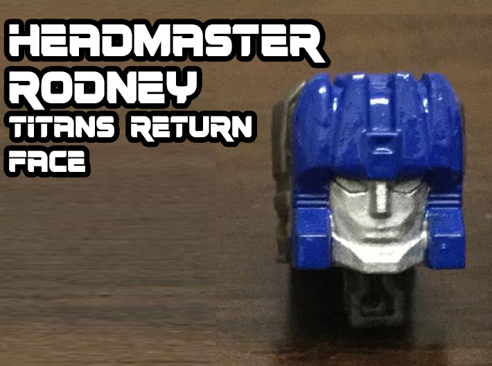 Rodney Faceplate (Titans Return) 3d printed Hand painted frosted ultra detail