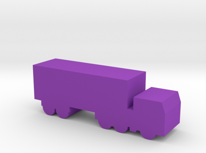 Game Piece Cabover Semi Truck 3d printed