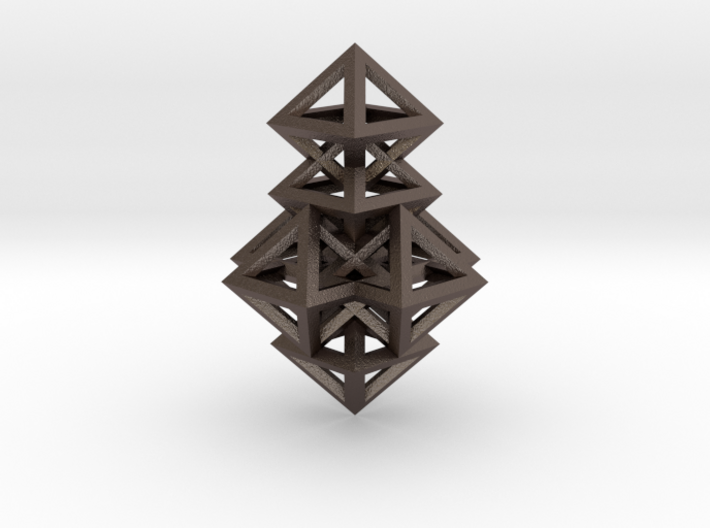 R14 Pendant. Perfect Pyramid Structure. 3d printed